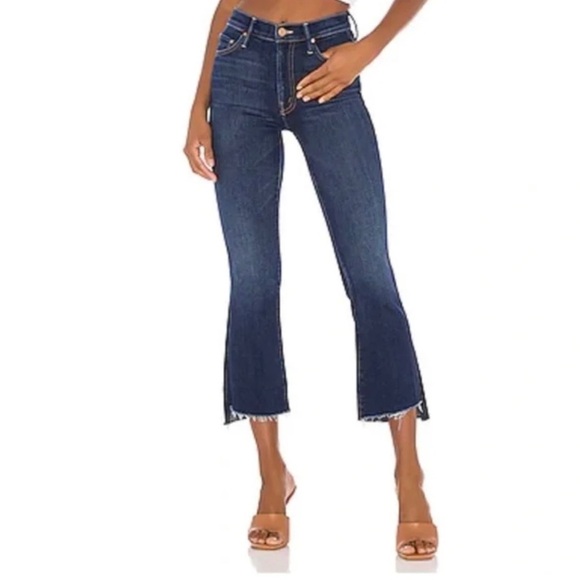 MOTHER Denim - MOTHER The Insider Crop Step Fray Jeans Home Movies Size 26